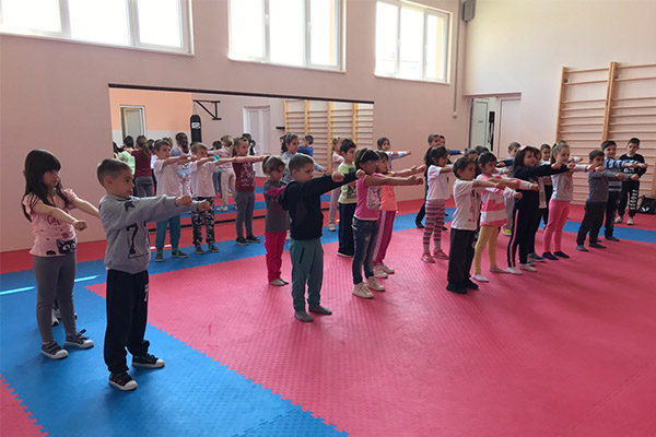 Предшколци у посети Установи за спорт Ковин