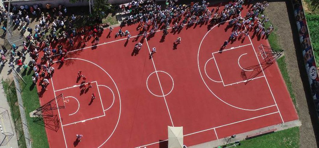 Отварање реновираног кошаркашког терена код Зграде за мале спортове