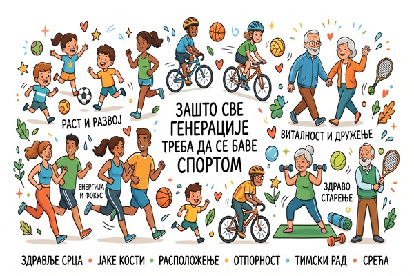 Зашто би свако од нас требало да се бави спортом?